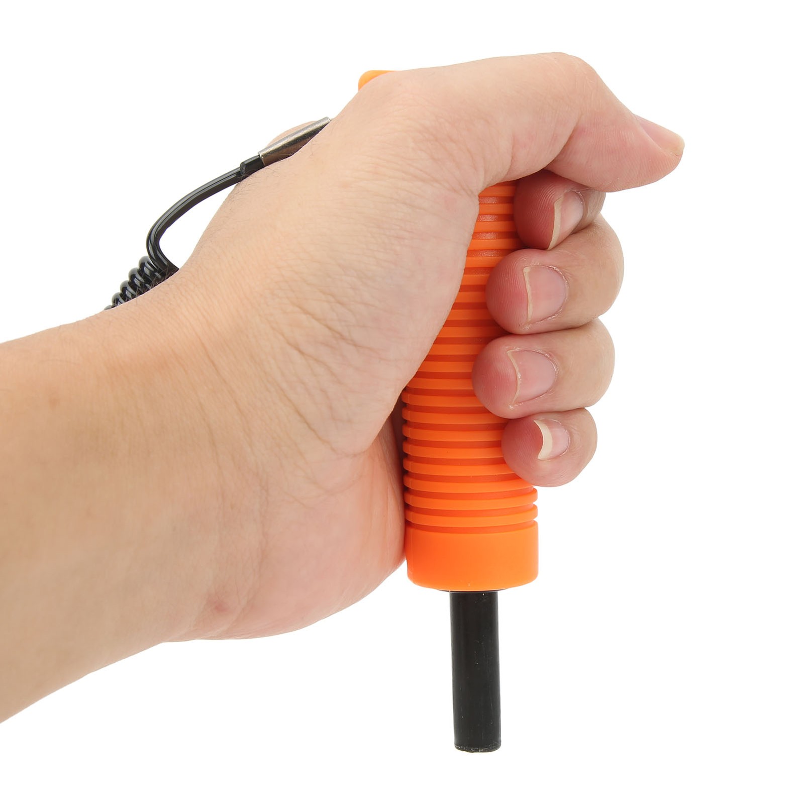 Ice Fishing Safety Pick Stainless Steel Orange Retractable Ice Awls For Winter