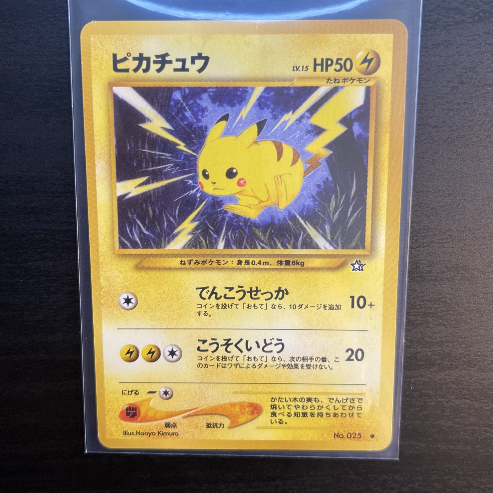 Pikachu TCG Lv15 Pokemon Card Game Japanese Japan Nintendo Anime #25