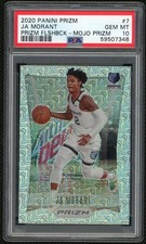 2020-21 Panini Prizm Ja Morant Flashback Mojo /25 PSA 10