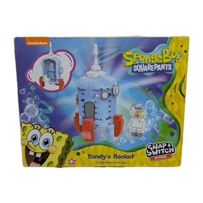 SpongeBob Squarepants Sandys Rocket Snap & Switch Construction Set 95 pcs NEW