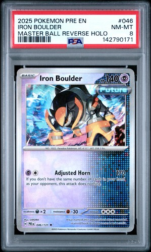 Iron Boulder graded PSA 8 for sale on eBay