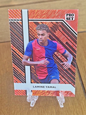 2024 Leaf Collective Promotional - Pro Set Lamine Yamal #PSB-4 Orange Shim /299