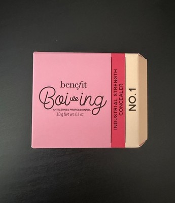 BENEFIT Boi-ing Industrial Strength Concealer No.1  Full Size NEW & SEALED