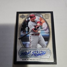 2007 Upper Deck Exquisite Rookie Signatures Rookie Heroes Mark Reynolds 7/25