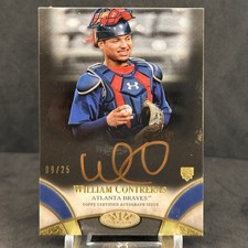 2021 Topps Tier One William Contreras Break Out Autograph Bronze Ink /25 (AU,RC)