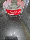 Vintage glass coca cola Circle ashtray . Very nice