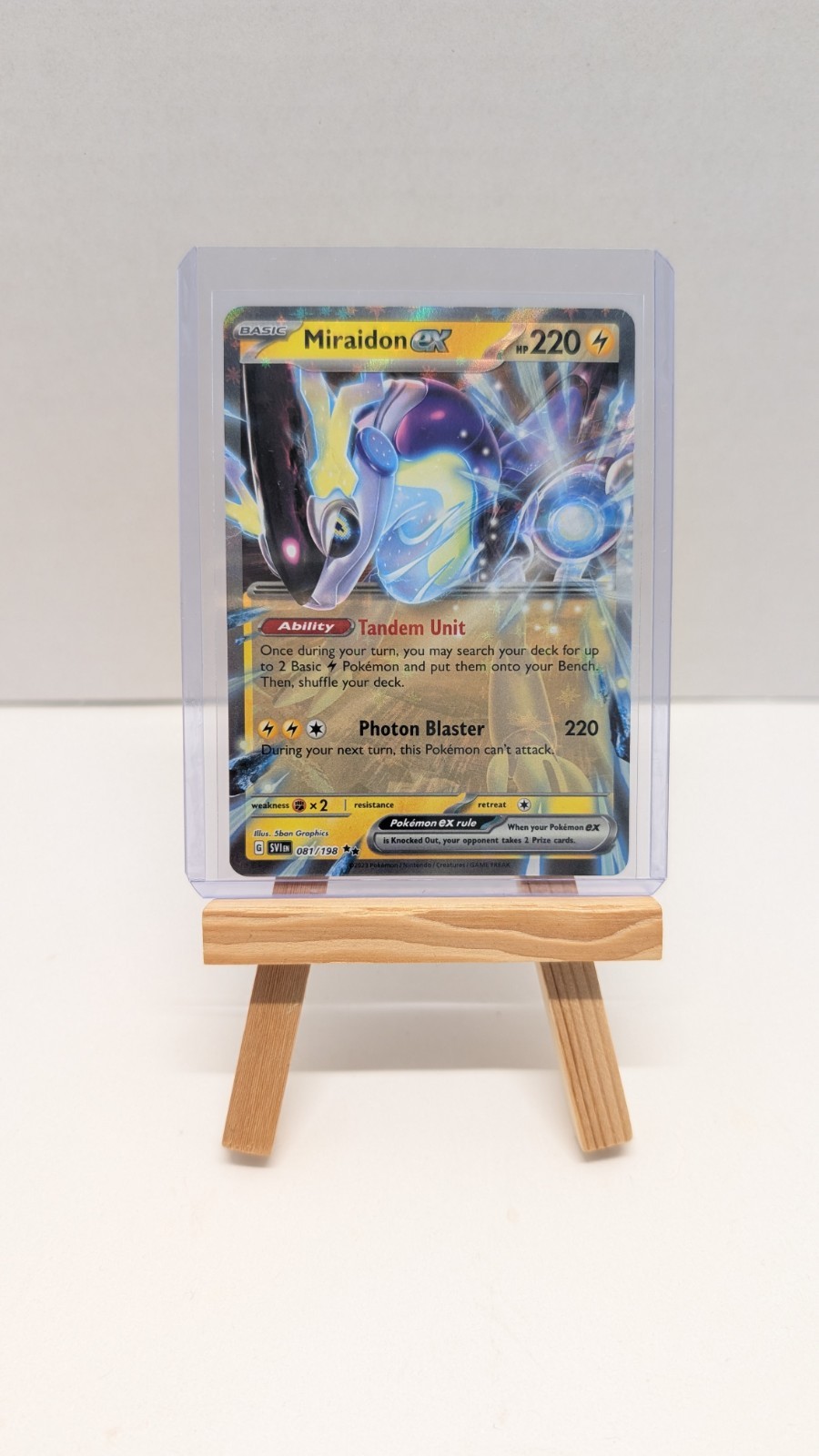 Pokémon TCG, Miraidon Ex 081/198 - Scarlet & Violet Base Set