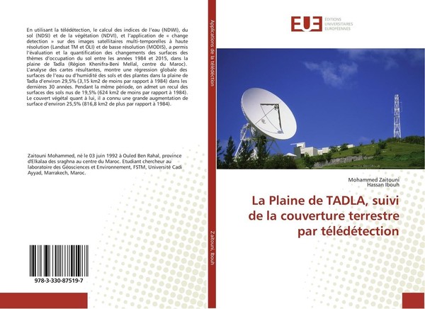 La Plaine De Tadla, Suivi De La Couverture Terrestre Par TéLéDéTection Mohammed-image