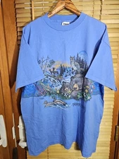 Vintage 90s 1993 Paradise Valley Montana Wrap A Round Nature Tee T Shirt XL