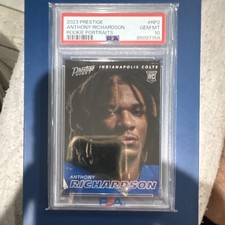 Panini Prestige Rookie Portraits Anthony Richardson RP-2 PSA 10 Colts 2023
