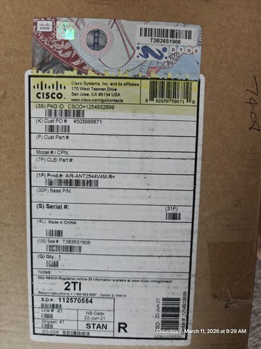 CISCO AIR-ANT2544V4M-R / AIRANT2544V4MR NEW - Picture 2 of 5