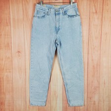 Levis 80s Mom Denim Jeans Womens Sz 31 31x30 Light Wash High Rise