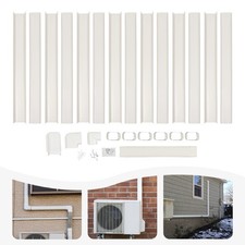 4" W 25 Ft Line Set Cover Kit For Mini Split/Central Air Conditioner PVC US Ship