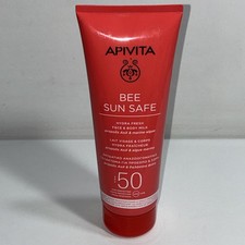 New Apivita Bee Sun Safe Hydra Fresh Face & Body Milk SPF 50 Sunscreen 200ml 3.77 per gallon
