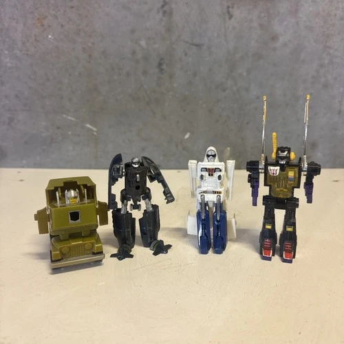 Set of 4 X Transformer G1 Lot Vintage Bulk Bundle