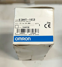 Omron E3HT-1E2 Photoelectric Sensor 12-24 VDC 2m Barrel Cable SPST