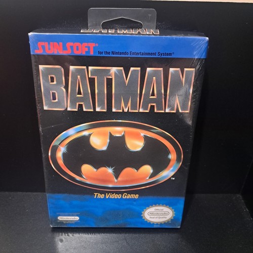 Batman The Video Game 90s NES Factory Sealed H-Seam Oval Nintendo Seal Brand New - Picture 1 of 24