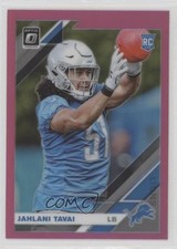 2019 Panini Donruss Optic Rookies Pink Prizm Jahlani Tavai #120 0c6