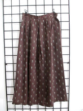 VINTAGE DONCASTER / USA MADE   4 / 6 / 26" WAIST EQUESTRIAN PLEATED MAXI SKIRT