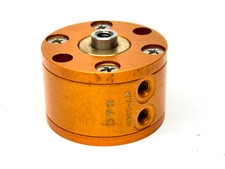 Fabco Air D-7-X Pancake Pneumatic Cylinder w/ 2X Ports 3/4" Bore 3/8" Stroke