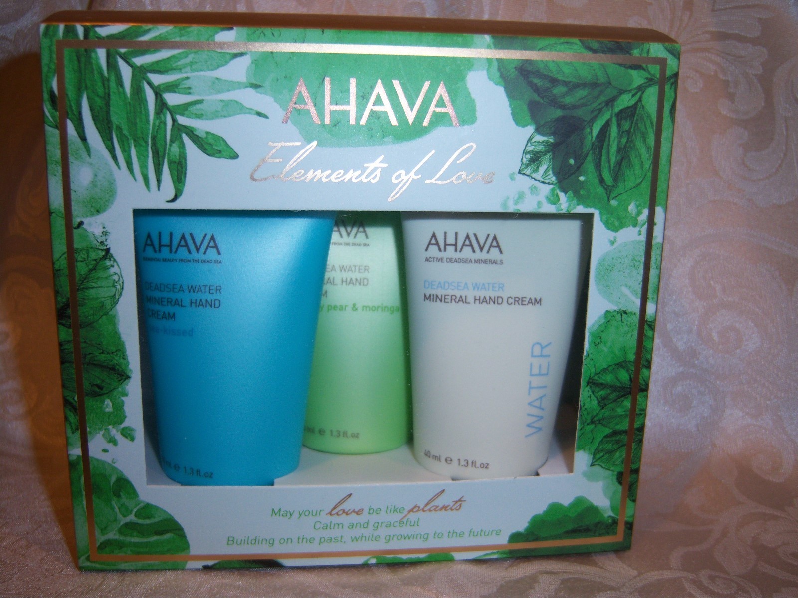 AHAVA MINERAL HAND CREAM 3 PIECE SET