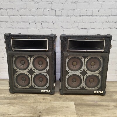 TOA RS-20 PA speakers 400 watts - Stage Monitor Speakers | eBay