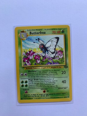 Butterfree Jungle 33/64 - 1995, 96, 98 Nintendo - Pokemon Card