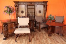 Nr.1926 Herrenzimmer/Büro Nussbaum Vollholz äußerlich restauriert