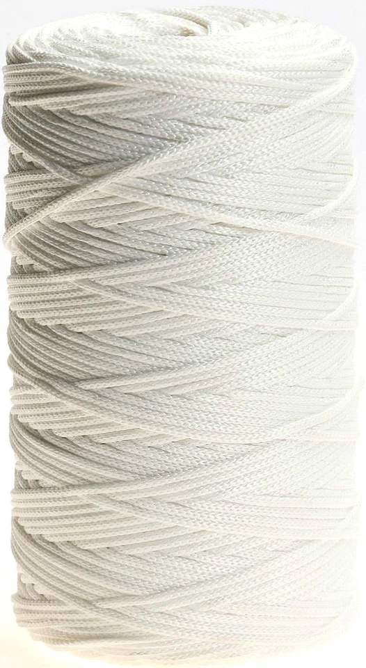 Cordón Tipo Piping 3MM de Poliéster, Negro/Blanco, Varios Largo - Imagen 1 de 1