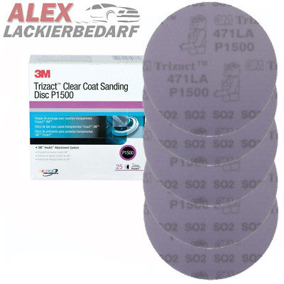 3M 02088 Trizact Hookit 15,2 Cm, P1500 Schleifscheiben Für