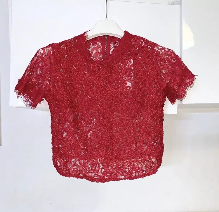 Maglietta hotsell pizzo zara