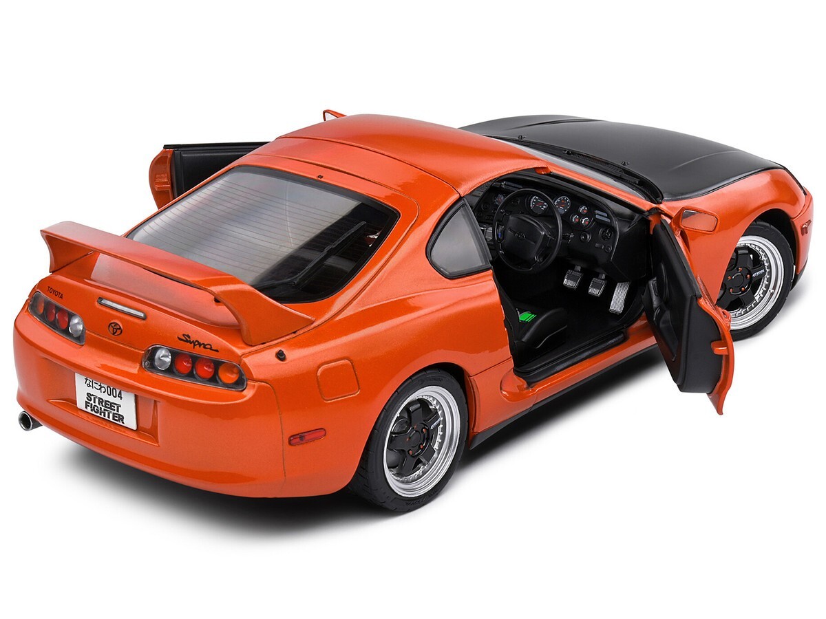 Solido 1993 Toyota Supra MK4 (A80) RHD Orange 1/18 Diecast Model