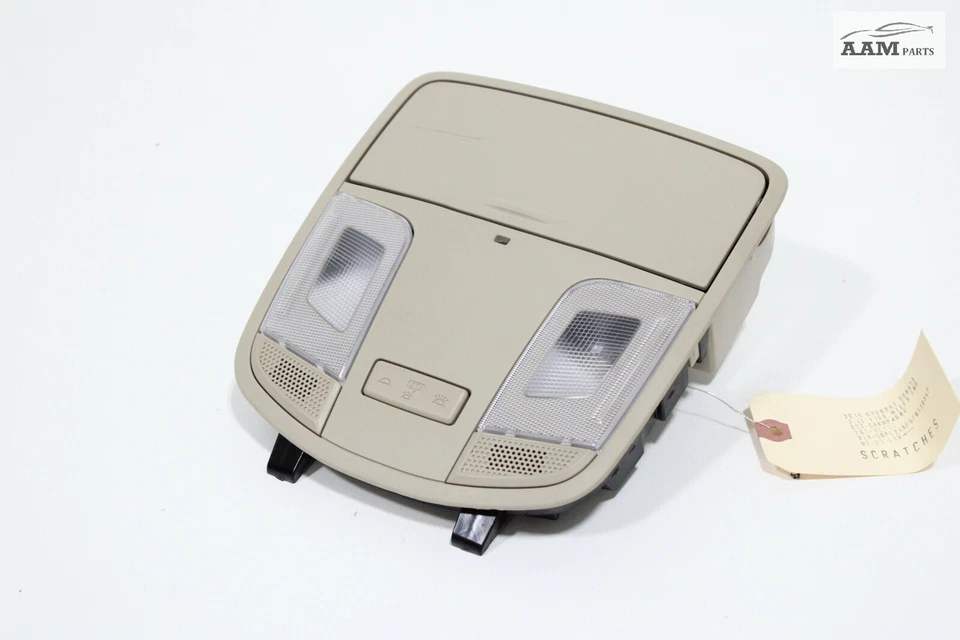 HYUNDAI SONATA 2015-2017 TECHO SUPERIOR CONSOLA DOMO LUZ LÁMPARA INTERRUPTOR BEIGE OEM Foto 2 de 4