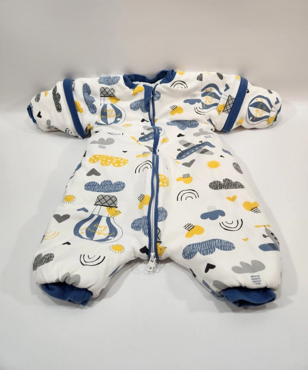 Mosebears Baby Toddler Winter Weight Sleep Sack w Feet / Removable
