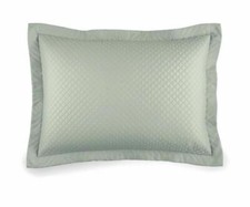 Ralph Lauren Wyatt Quilted Diamonds Pattern Pillow Sham Antique Jade - Standard