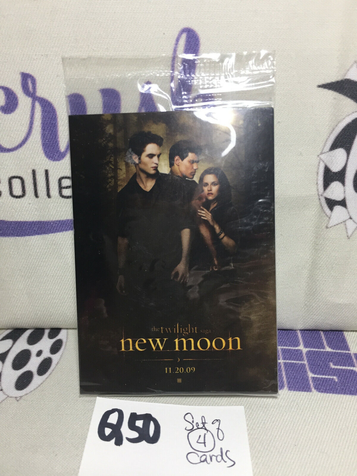 Set of 4 The Twilight Sage: New Q50 Cards Moon Our shop OFFers the best service Trading SEALED Price reduction