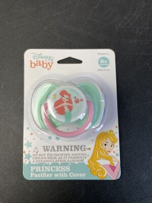 Disney Baby Princess Pacifier With Cover Ariel 0+ Months | eBay