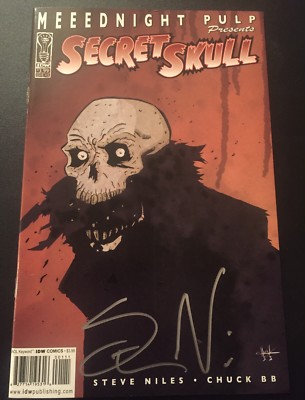 Meeednight Pulp Presents Secret Skull #1 NM Signed Steve Niles COA 2004 IDW