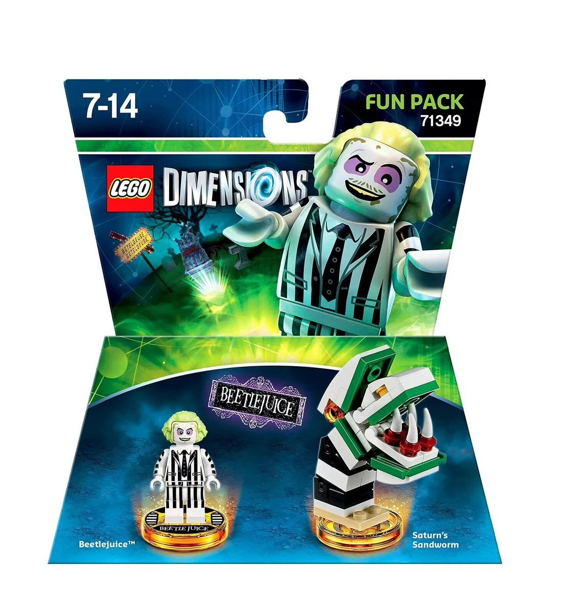 New Sealed Lego® Dimensions Beetlejuice Fun Pack 71349