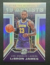 2019-20 Panini Contenders Optic Playing the Numbers Game Silver #22 LeBron James
