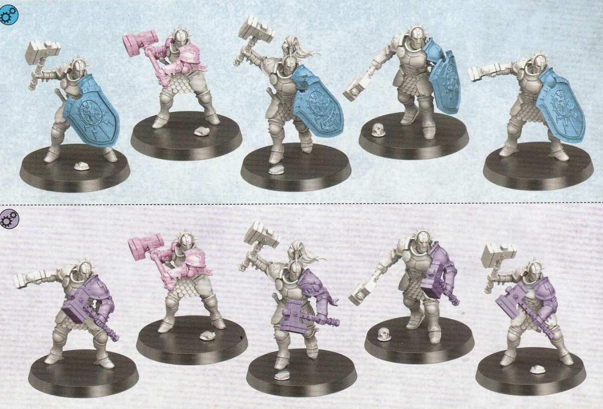 5 Liberators Stormcast Eternals Da Skaventide | AOS | Miniature Non Dipinte E Smontate