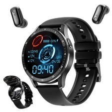 Smart Watch Fitness Earbuds Bluetooth Headset Heart Rate Monitor
