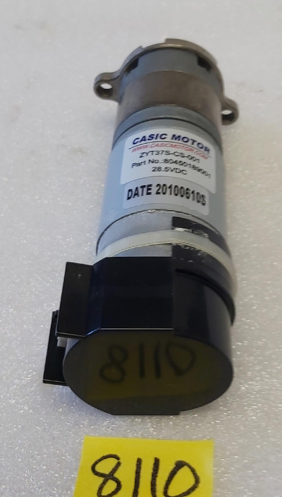 DIXIE NARCO BEVMAX DN 5800 D80450189 "X"  "Y"  MOTOR. Large Shaft (8110)