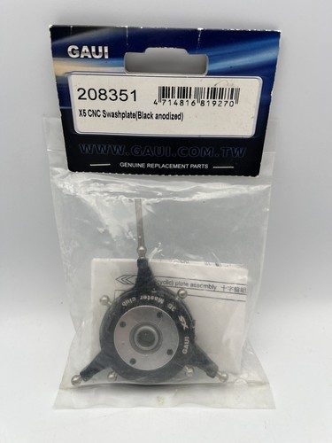 Gaui X5 CNC Swashplate Assembly 208351 (Black Anodized) -NOS | eBay