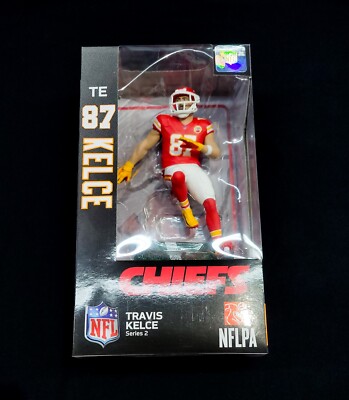 Travis Kelce # 87 Kansas City Chiefs Brand New Imports Dragon NFL Figure 6'