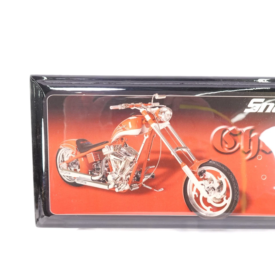 Reloj de pared o escritorio Snap On Orange County Chopper nuevo 10 1/2 x 5 pulgadas aprox Foto 2 de 4