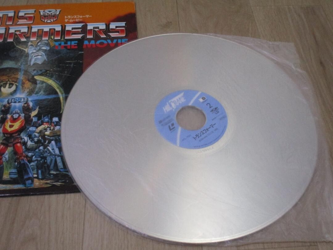 Anime Transformers The Movie LaserDisc USED[Excellent] Free