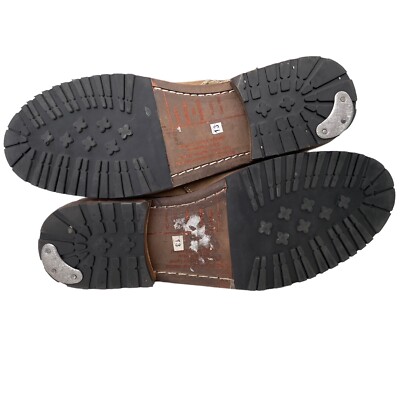 Steve Madden Volcanoo Brown Leather Buckle Strap Biker  display picture 3