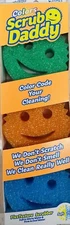 Scrub Daddy Colors Non-Scratch FlexTexture Sponge Multi-Color 3 PACK