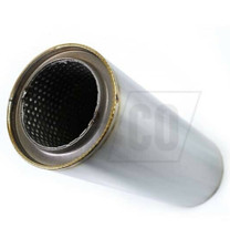 Exhaust Muffler 4" Stainless Steel Straight Through Silencer Sports Resonator